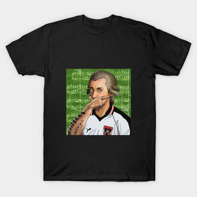 Football Art - Mozart - MozART T-Shirt by OG Ballers